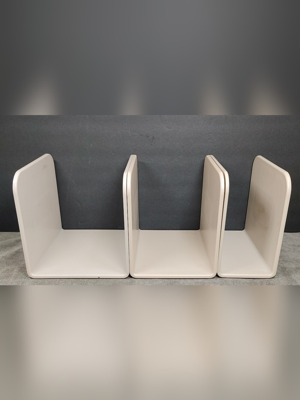 Caraway Magnetic Holder Organizer Storage Dividers Set of 3 Beige - Picture 2 of 3